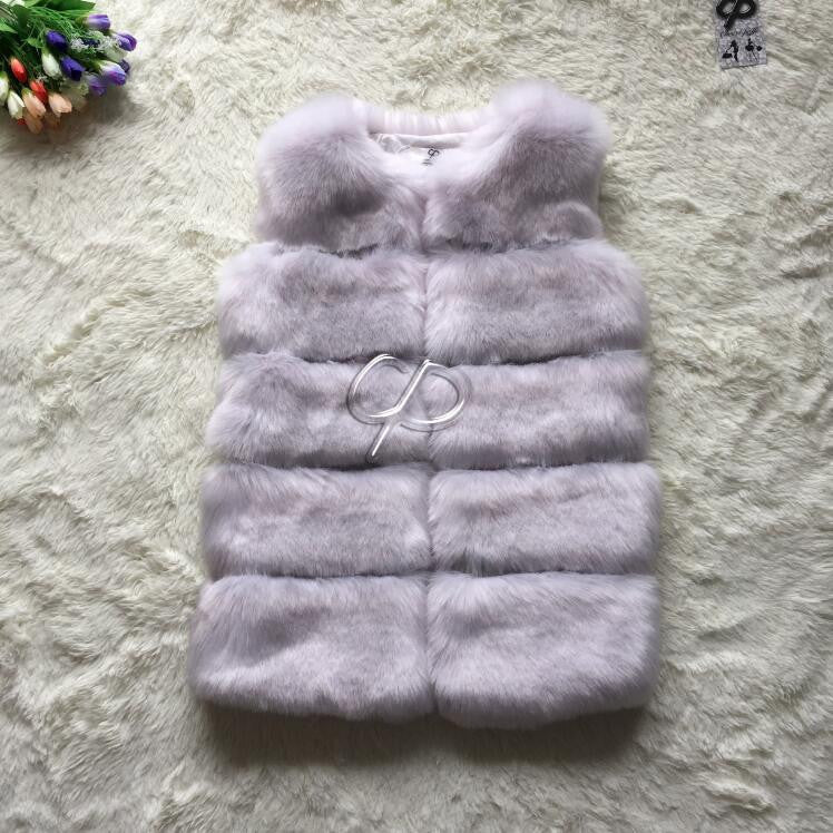 Fashion Winter Women Fur Vest Faux Fox Fur Vests Woman Fake Fur Coat Jacket Female Ladies Fur Coats Size S-XXXL-Dollar Bargains Online Shopping Australia