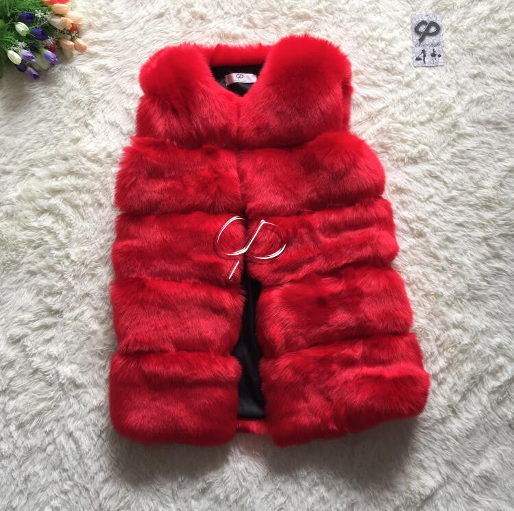 Fashion Winter Women Fur Vest Faux Fox Fur Vests Woman Fake Fur Coat Jacket Female Ladies Fur Coats Size S-XXXL-Dollar Bargains Online Shopping Australia