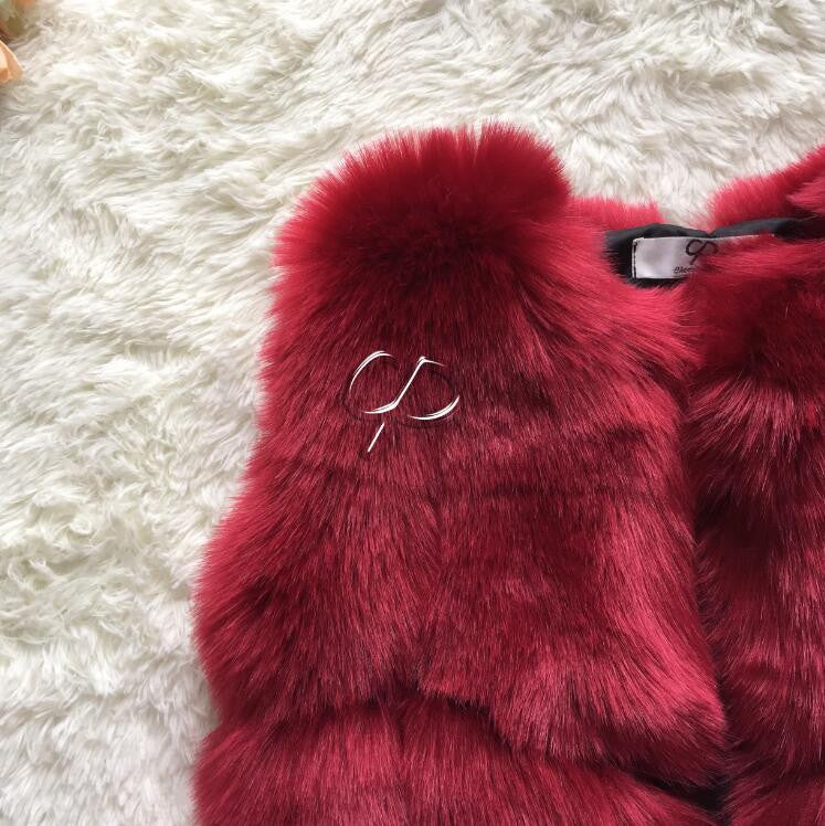 Fashion Winter Women Fur Vest Faux Fox Fur Vests Woman Fake Fur Coat Jacket Female Ladies Fur Coats Size S-XXXL-Dollar Bargains Online Shopping Australia