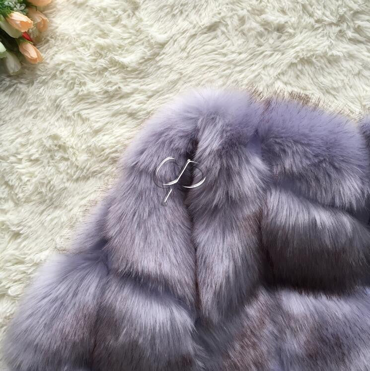 Fashion Winter Women Fur Vest Faux Fox Fur Vests Woman Fake Fur Coat Jacket Female Ladies Fur Coats Size S-XXXL-Dollar Bargains Online Shopping Australia