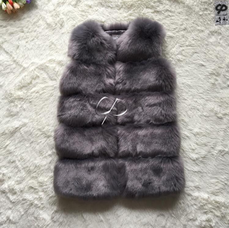 Fashion Winter Women Fur Vest Faux Fox Fur Vests Woman Fake Fur Coat Jacket Female Ladies Fur Coats Size S-XXXL-Dollar Bargains Online Shopping Australia