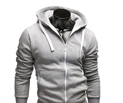 fashion Sweatshirt men hit color men hoodies hip hop side zipper mensports suit slim-Dollar Bargains Online Shopping Australia