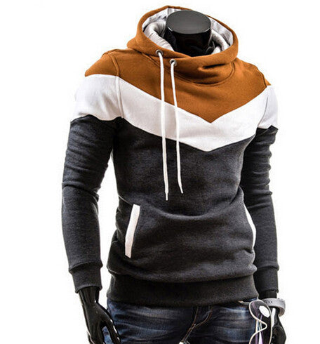IMC Spring Autumn Mens Casual Slim Fit Hooded Hoodies Sweatshirt Sportswear Male Patchwork Fleece Jacket 6 Colors M-3XL-Dollar Bargains Online Shopping Australia