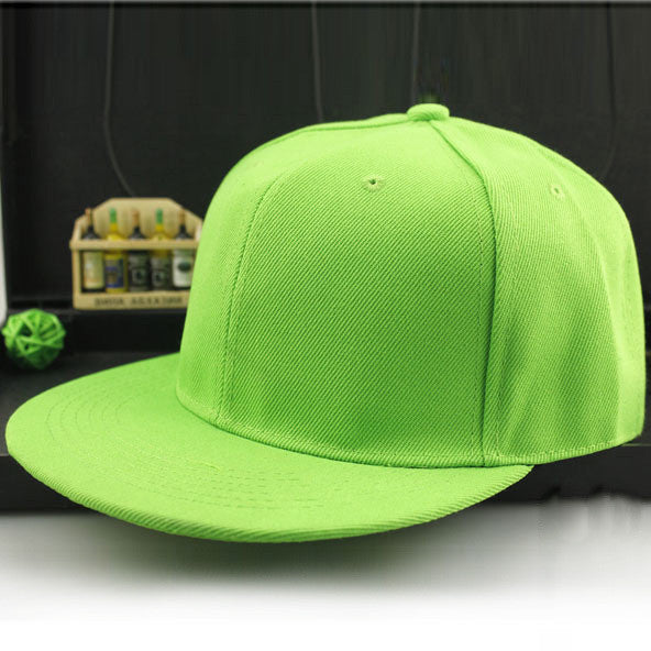 Adjustable Men Women Baseball Cap Solid Hip Hop Snapback Flat Peaked Hat Visor-Dollar Bargains Online Shopping Australia