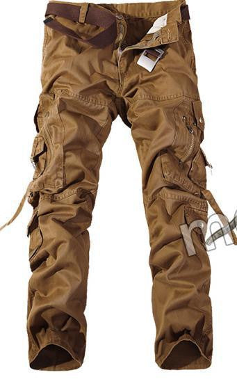 Men Cargo Pants army green grey black big pockets decoration Casual easy wash male autumn pants P1309-Dollar Bargains Online Shopping Australia