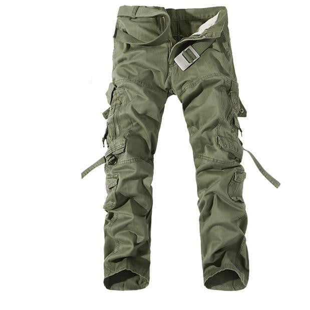 Men Cargo Pants army green grey black big pockets decoration Casual easy wash male autumn pants P1309-Dollar Bargains Online Shopping Australia