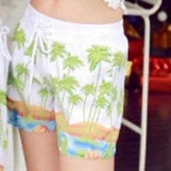 Fashion Blue and white Print Board Shorts Beach Pants Lovers Couple Models Men Women Girls Boys Ladies Shorts K609-Dollar Bargains Online Shopping Australia