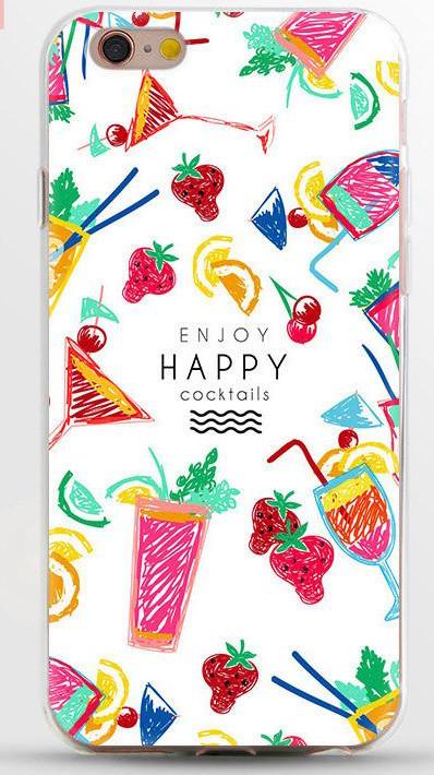 Arrival Ultrathin Soft TPU Case for iphone 5 5s SE 6 6s 7 6plus Flowers Daisy Plants Fruit Cactus Leaves pattern Phone Case-Dollar Bargains Online Shopping Australia