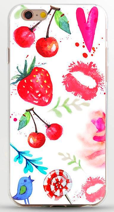 Arrival Ultrathin Soft TPU Case for iphone 5 5s SE 6 6s 7 6plus Flowers Daisy Plants Fruit Cactus Leaves pattern Phone Case-Dollar Bargains Online Shopping Australia