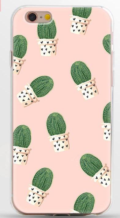 Arrival Ultrathin Soft TPU Case for iphone 5 5s SE 6 6s 7 6plus Flowers Daisy Plants Fruit Cactus Leaves pattern Phone Case-Dollar Bargains Online Shopping Australia