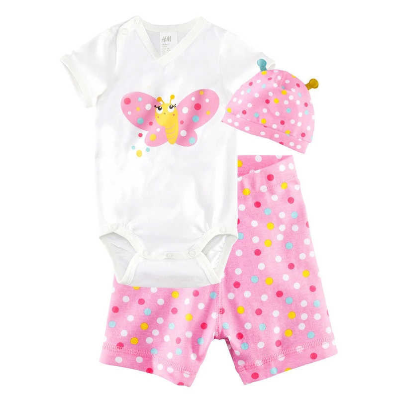 Boys Clothing Set Cotton 8Style Kids Clothes Baby Boy Girl Short Sleeve And Pants Set Cute Animal 3 PCS 1Set HB005-Dollar Bargains Online Shopping Australia