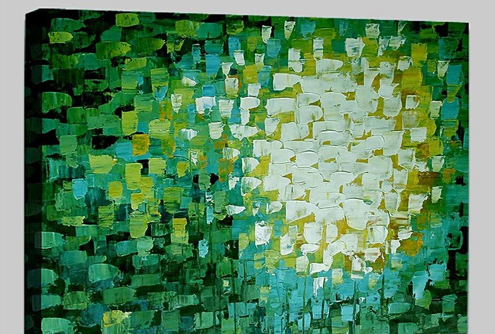 Large Handpainted Lover Rain Street Tree Lamp Landscape Oil Painting On Canvas Wall Art Wall Pictures For Living Room Home Decor Unframed-Dollar Bargains Online Shopping Australia