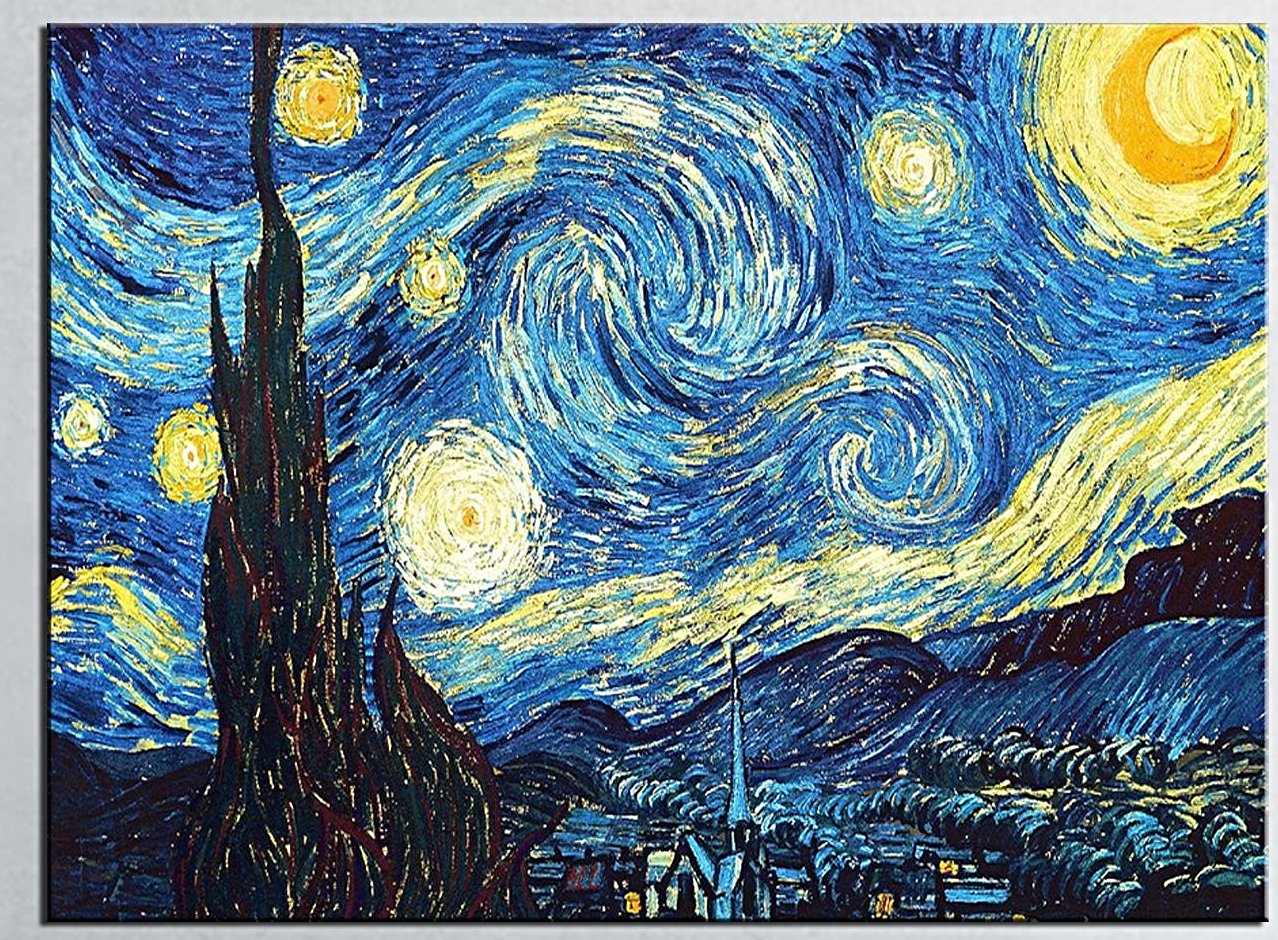 Large Handpainted Lover Rain Street Tree Lamp Landscape Oil Painting On Canvas Wall Art Wall Pictures For Living Room Home Decor Unframed-Dollar Bargains Online Shopping Australia