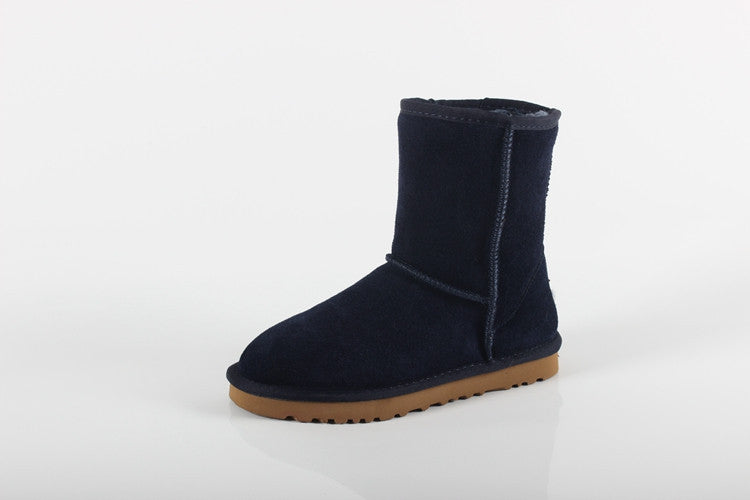 Women Men Fashion High Quality Women Genuine Suede Leather Australia Classic Warm Winter Unisex Snow Boots Size plus size-Dollar Bargains Online Shopping Australia