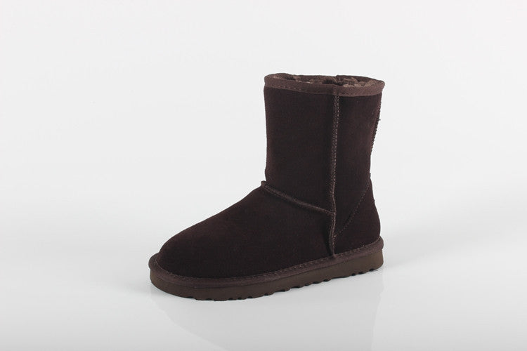 Women Men Fashion High Quality Women Genuine Suede Leather Australia Classic Warm Winter Unisex Snow Boots Size plus size-Dollar Bargains Online Shopping Australia