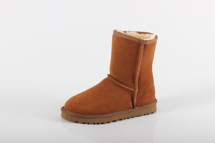 Women Men Fashion High Quality Women Genuine Suede Leather Australia Classic Warm Winter Unisex Snow Boots Size plus size-Dollar Bargains Online Shopping Australia