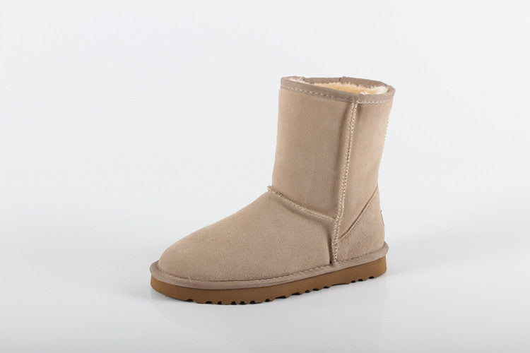Women Men Fashion High Quality Women Genuine Suede Leather Australia Classic Warm Winter Unisex Snow Boots Size plus size-Dollar Bargains Online Shopping Australia