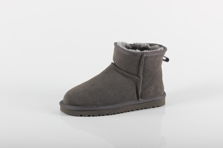 Women Men Fashion High Quality Women Genuine Suede Leather Australia Classic Warm Winter Unisex Snow Boots Size plus size-Dollar Bargains Online Shopping Australia
