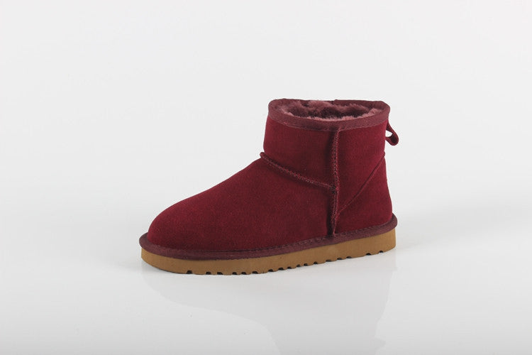 Women Men Fashion High Quality Women Genuine Suede Leather Australia Classic Warm Winter Unisex Snow Boots Size plus size-Dollar Bargains Online Shopping Australia