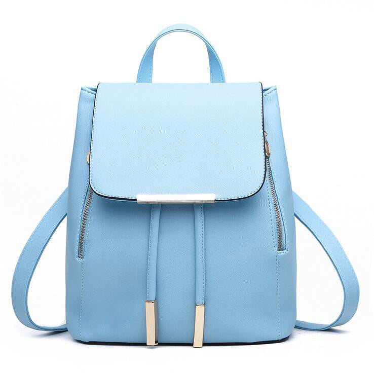 Women Backpack High Quality PU Leather Mochila Escolar School Bags For Teenagers Girls Top-handle Backpacks Herald Fashion-Dollar Bargains Online Shopping Australia