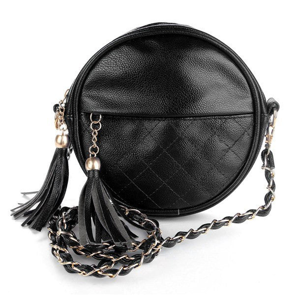 tassel chain small women bags fashion designer girls messenger bag brand leather crossbody bags candy colors ladies handbag-Dollar Bargains Online Shopping Australia