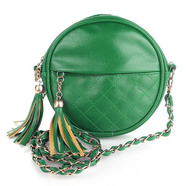 tassel chain small women bags fashion designer girls messenger bag brand leather crossbody bags candy colors ladies handbag-Dollar Bargains Online Shopping Australia