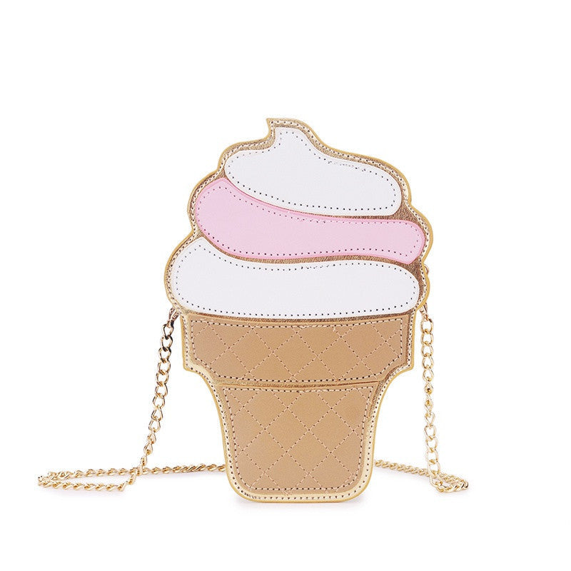 womem ice cream Bag cake bag PU leather cute Messenger Bags Candy colours Small Size Female chain handbags 3D laser diamond bag-Dollar Bargains Online Shopping Australia