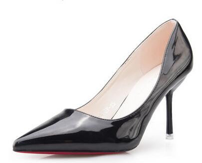 Fashion shoes women Pumps female shoes leather nude pointed toe heeled shoes women thin heels bridal wedding shoes-Dollar Bargains Online Shopping Australia