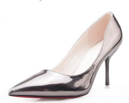 Fashion shoes women Pumps female shoes leather nude pointed toe heeled shoes women thin heels bridal wedding shoes-Dollar Bargains Online Shopping Australia