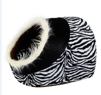 Pet House for Puppy Cat Dog Leopard Gain/Zebry/Paw Prints/Peach Hearts Pattern 5 Choices Dog Bed Pet Product Factory-Dollar Bargains Online Shopping Australia