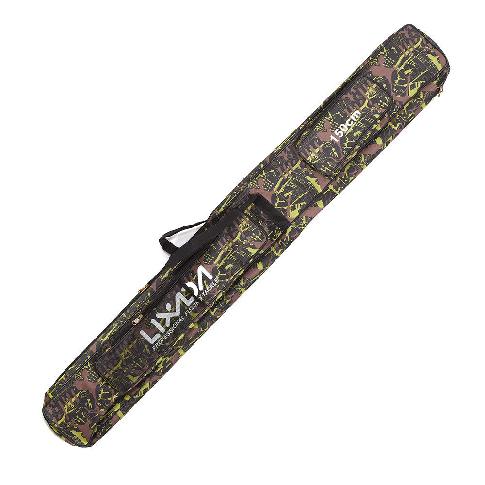 Fishing Tackle Bag 120/150cm Fishing Rod Bag Multifunctional Camouflage Double Layer Outdoor Fishing Bag Lixada Arrival-Dollar Bargains Online Shopping Australia