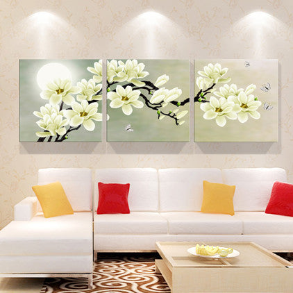 Print poster canvas Wall Art orchids Decoration art oil painting Modular pictures on the wall sitting room cuadros(no frame)3pcs-Dollar Bargains Online Shopping Australia