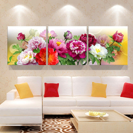 Print poster canvas Wall Art orchids Decoration art oil painting Modular pictures on the wall sitting room cuadros(no frame)3pcs-Dollar Bargains Online Shopping Australia
