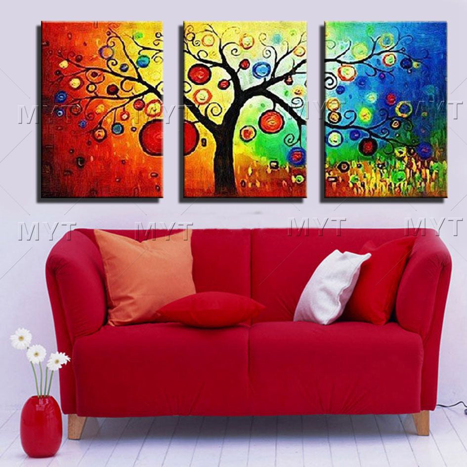 Hand painted modern abstract money tree canvas wall art oil painting on canvas huge home decoration unique gift artwork pictures unframed-Dollar Bargains Online Shopping Australia