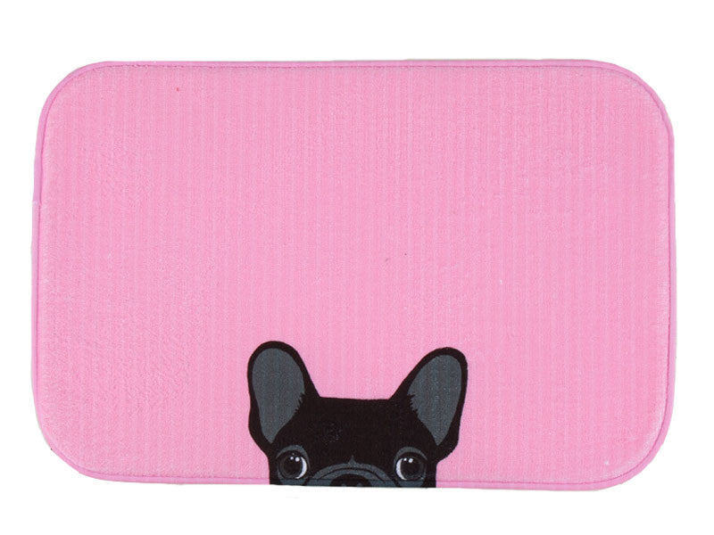 Dog Printing Mat Pugs Rug Toilet Caruede Non Slip Absorbent Shower Bathroom Mat RugsGo Away Bath Mat Kitchen Mats For Floor-Dollar Bargains Online Shopping Australia