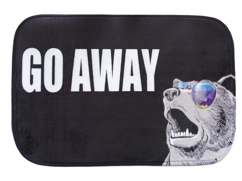 Dog Printing Mat Pugs Rug Toilet Caruede Non Slip Absorbent Shower Bathroom Mat RugsGo Away Bath Mat Kitchen Mats For Floor-Dollar Bargains Online Shopping Australia