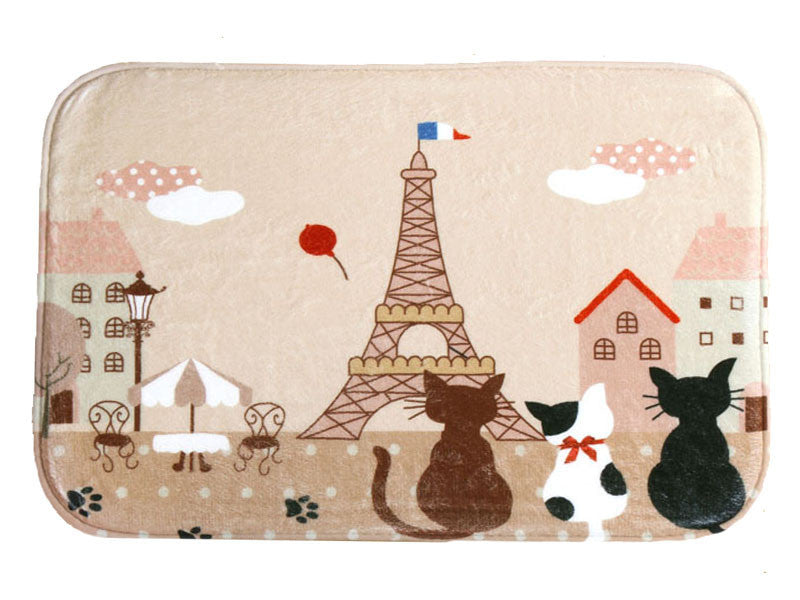 Dog Printing Mat Pugs Rug Toilet Caruede Non Slip Absorbent Shower Bathroom Mat RugsGo Away Bath Mat Kitchen Mats For Floor-Dollar Bargains Online Shopping Australia