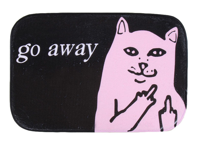 Dog Printing Mat Pugs Rug Toilet Caruede Non Slip Absorbent Shower Bathroom Mat RugsGo Away Bath Mat Kitchen Mats For Floor-Dollar Bargains Online Shopping Australia