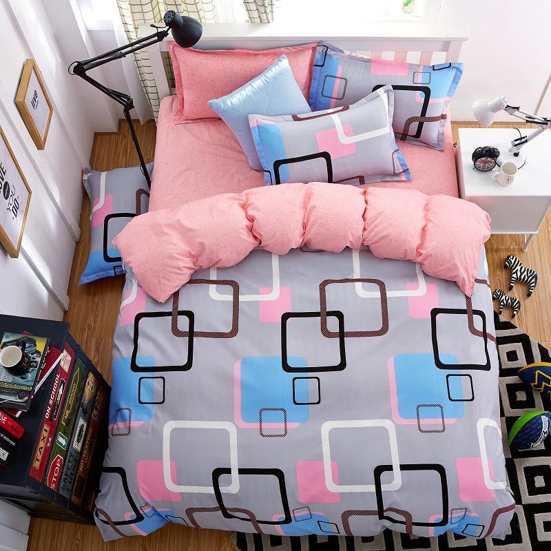 bedding set 5 size Green Spirit bedding set duvet cover set Korean bed sheet +duvet cover +pillowcase pink bed cover bed linen-Dollar Bargains Online Shopping Australia