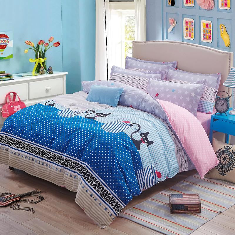 bedding set 5 size Green Spirit bedding set duvet cover set Korean bed sheet +duvet cover +pillowcase pink bed cover bed linen-Dollar Bargains Online Shopping Australia