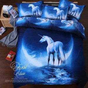 Moon Star Galaxy bedding sets twin full queen size Universe Outer Space 4pc duvet cover set with bedsheet pillowcases-Dollar Bargains Online Shopping Australia