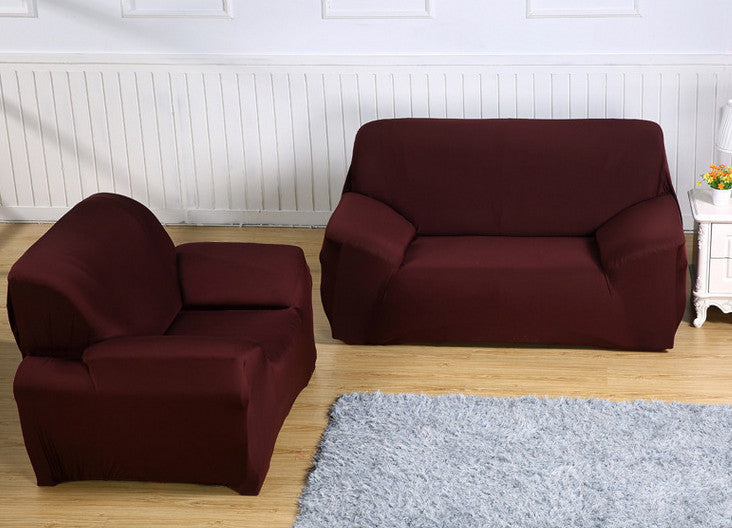 Green Color Tight All-inclusive Slipcover Stretch Fabric Elastic Sofa Cover Single/Two/Three/Four Seat Sofa Cover Home Decor-Dollar Bargains Online Shopping Australia