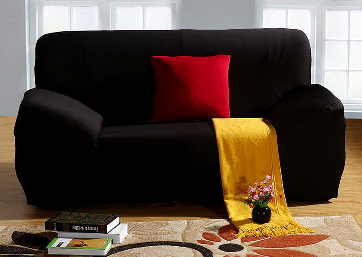 Green Color Tight All-inclusive Slipcover Stretch Fabric Elastic Sofa Cover Single/Two/Three/Four Seat Sofa Cover Home Decor-Dollar Bargains Online Shopping Australia