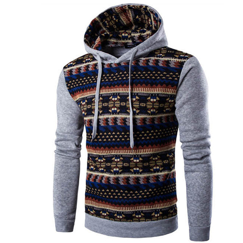 Hoodies Mens Hombre Hip Hop Male Brand Hoodie Fashion Geometric Print Sweatshirt Suit Men Slim Fit Men Hoody XXL EYRV - CelebritystyleFashion.com.au online clothing shop australia