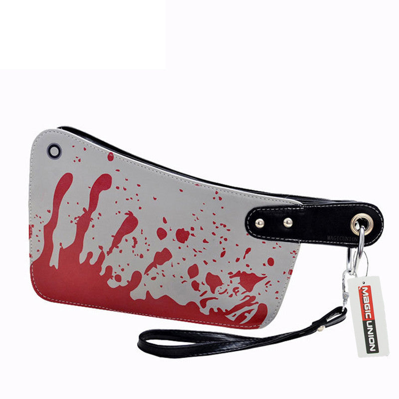 MAGIC UNION Fashion Women's Handbags Cleaver Clutch Bags Blood Choppers Purse Handbag Creative Phone Package Women Leather Bag-Dollar Bargains Online Shopping Australia