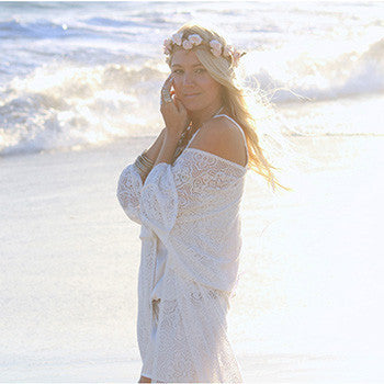 Beach Bikini Dress Cover Up Sexy Hollow Out Short White Lace Dress Summer Beach Dress Plus Size Bohemian Vestido-Dollar Bargains Online Shopping Australia