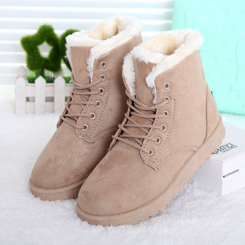 Women Boots Fashion Snow Shoes Women Winter Boots Warm Fur Ankle Boots For Women Winter Shoes - CelebritystyleFashion.com.au online clothing shop australia