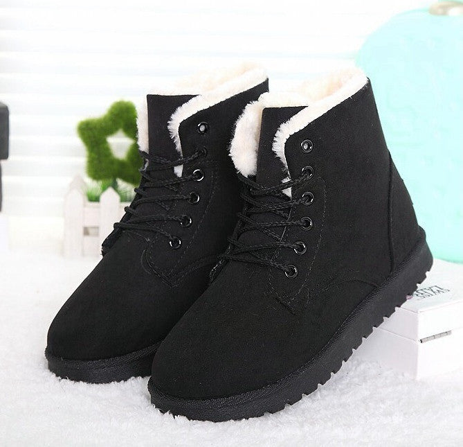 Women Boots Fashion Snow Shoes Women Winter Boots Warm Fur Ankle Boots For Women Winter Shoes - CelebritystyleFashion.com.au online clothing shop australia