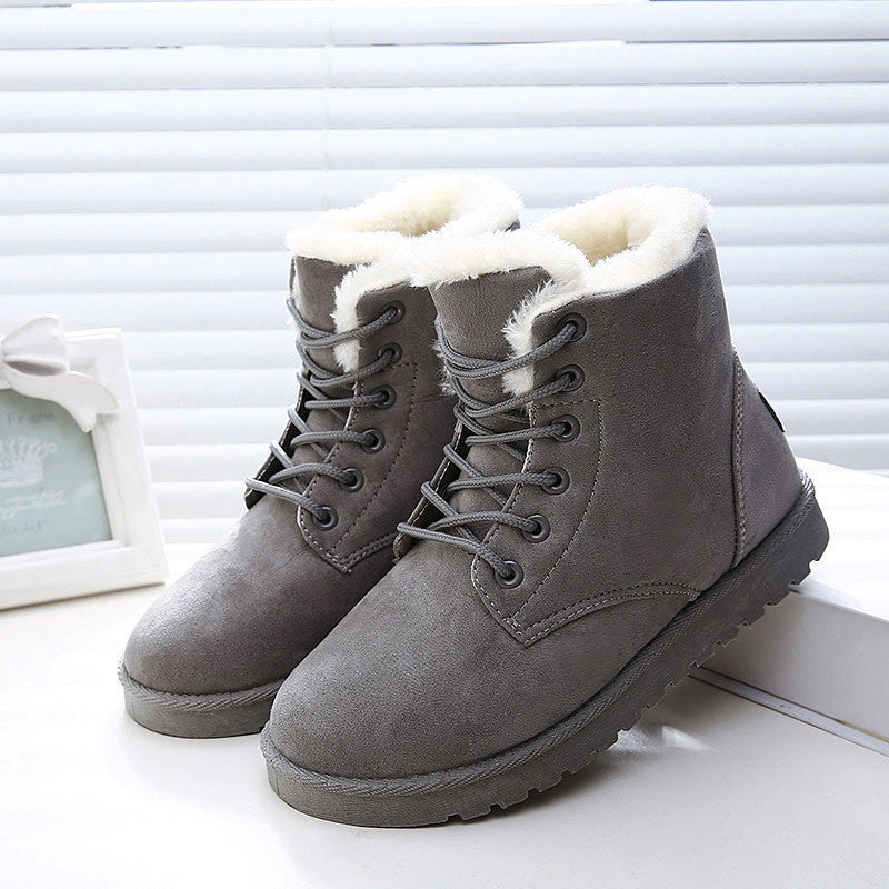 Women Boots Fashion Snow Shoes Women Winter Boots Warm Fur Ankle Boots For Women Winter Shoes - CelebritystyleFashion.com.au online clothing shop australia