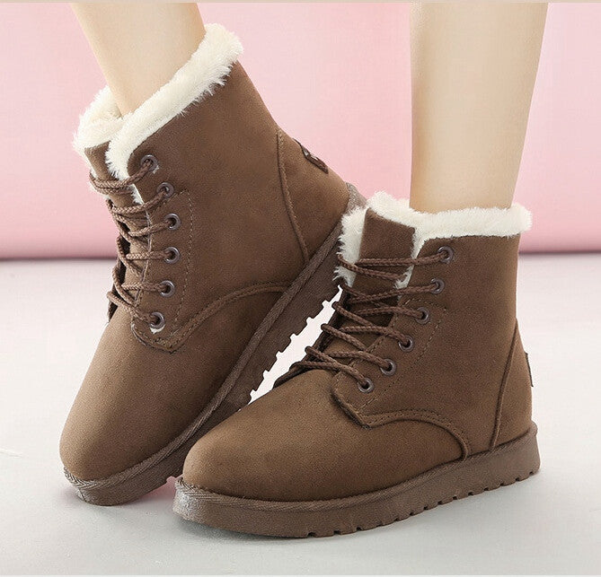 Women Boots Fashion Snow Shoes Women Winter Boots Warm Fur Ankle Boots For Women Winter Shoes - CelebritystyleFashion.com.au online clothing shop australia